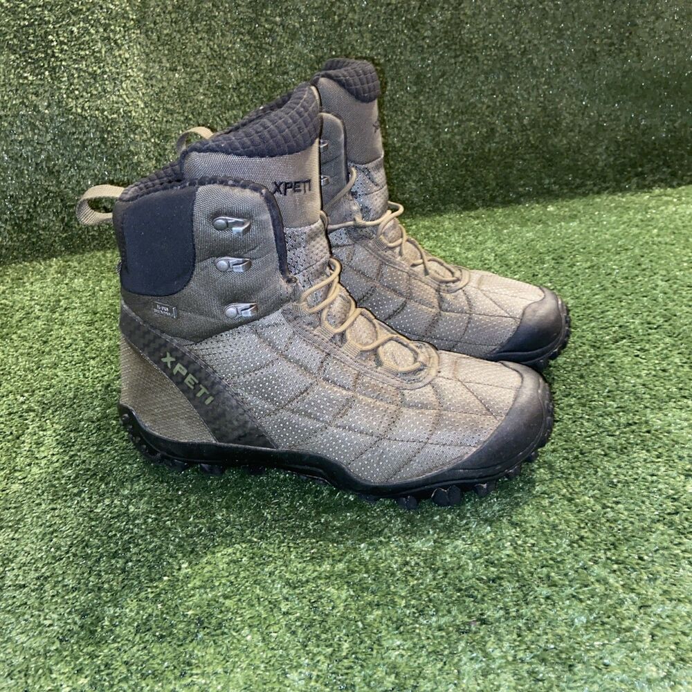 Xpeti Crest Evo Thinsulate Green Cold Weather Boots Mens 8.5